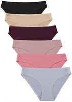 (L)( SEALED) Womens Pack Of 6 Bikini Underwears No