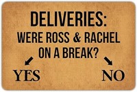 Funny Doormat were Ross and Rachel On A Break Non-