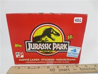 Jurassic Park movie trading cards, 36 packs