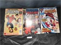 3 Marvel Spider-Man Comic Books