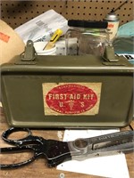 US Army General Purpose 12 Unit First Aid Kit Case