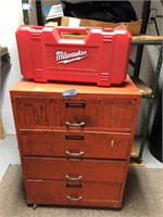 Tool Chest on Wheels with Limited Contents
