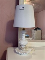 HOBNAIL WHITE LAMP