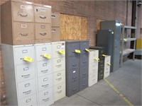 (15) Assorted File Cabinet, Storage Cabinets &