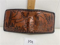 Vintage Scenic Leather Billfold NOS