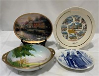 Vintage Porcelain Plates & Dish