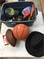 Hats, balls and other