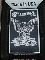 America "Your Right To Keep And Bear Arms" Zippo