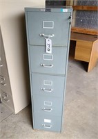 5 drawer locking file cabinet with key