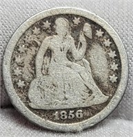 1856 Liberty Seated Dime