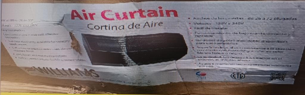 williams air curtain LOT OF PARKING CURBS