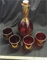 Decanter And Cups