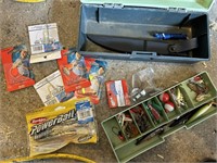 Fishing Tackle Box with Supplies