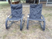 (2) rocking camping chairs