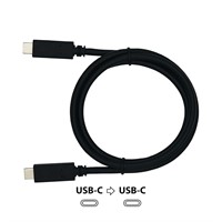 USB-C 3.1 GEN 1 CABLE, 100W PD IN BLACK 6" FEET