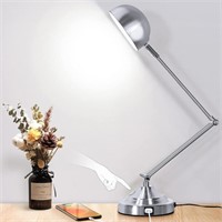 Touch Control LED Desk Lamp with USB Charging Port