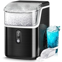 Kismile Nugget Ice Makers Countertop,Portable Ice