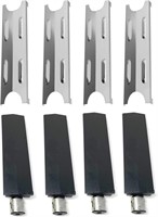 4-Pk Stainless Steel Heat Plate and Cast Iron Burn