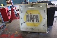 Antique NAPA Pam Electric Bubble Glass Clock