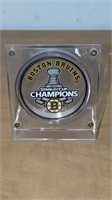 Boston Bruins Stanley Cup Champions Puck in