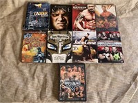 9 Wrestling DVD Sets Three Discs Missing