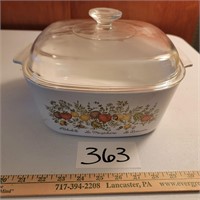 Corningware with Pyrex Lid