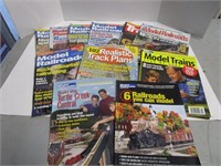 11 MODEL RAILROAD MAGAZINES & BROCHURES