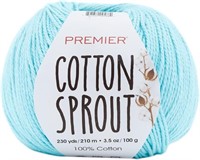 C193  PREMIER YARNS Aqua Cotton Sprout Yarn