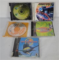 5 Dreamcast Games - Magforce, Tennis