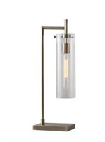 $130 Adesso Dalton 24 in. Brass Table Lamp