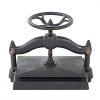 Victorian cast iron book press