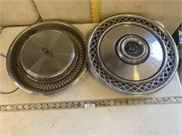 2 Old Hubcaps