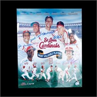 St. Louis Cardinals MVP Signed Poster