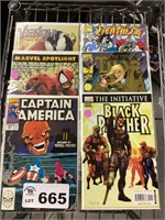 MARVEL COMICS - BLACK PANTHER - CAPTAIN AMERICA -