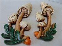 Ceramic Mushroom Wall Art