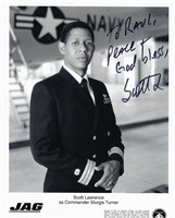 JAG Scott Lawrence signed photo