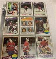 90-Montreal hockey cards 70/80