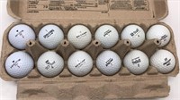 1 Dozen Golf Balls Assorted