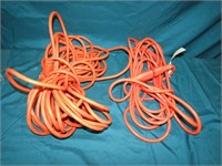 2-   3 Prong Extension Cords Left Approx 35'