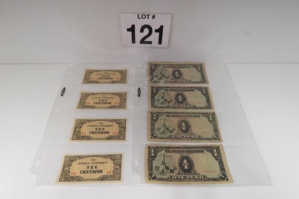 Japanese Government Issued WWII Notes