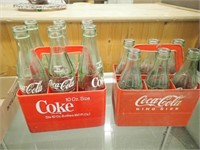 (2) Coca Cola Cases w/ Coke Bottles