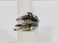 Mens Claw Ring Size  8  New