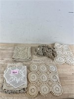 Assortment of Crocheted Doily