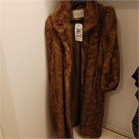 THE UPTOWN SHOPPE FLORENCE S.C. FUR COAT
