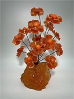 Orange Lucite Acrylic Bouquet Flowers Colorflo