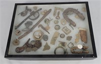 Civil War Relics - Gun Parts, Horseshoe