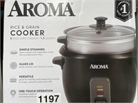 AROMA RICE/BEAN COOKER REATIL $30
