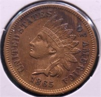 1865 INDIAN HEAD CENT AU