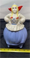 Dutch Lady Cookie Jar