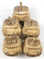 Set of Owl Canisters